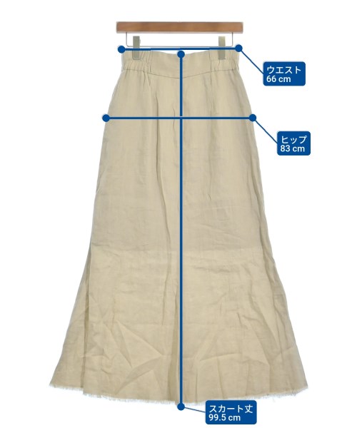 SHENERY（シーナリー）ロング・マキシ丈スカート ベージュ サイズ:38(M位) レディース/2200631800255