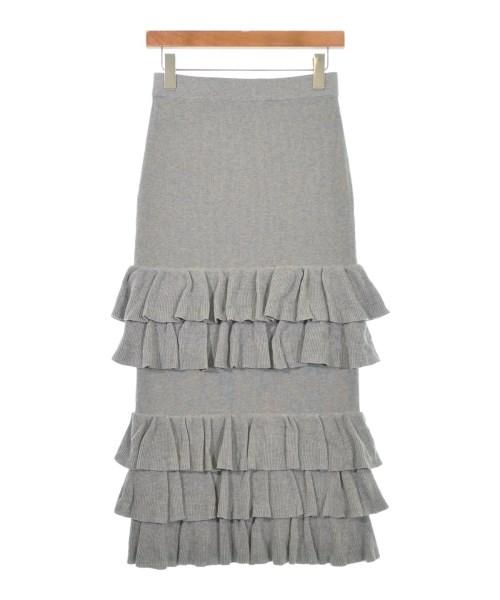 SHENERY（シーナリー）ロング・マキシ丈スカート グレー サイズ:36(S位) レディース/2200613123044