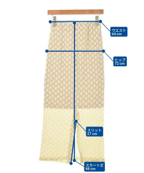 SHENERY（シーナリー）ロング・マキシ丈スカート ベージュ サイズ:36(S位) レディース/2200613123051