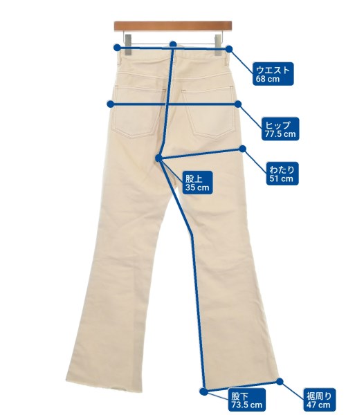 SHENERY（シーナリー）デニムパンツ ベージュ サイズ:38(M位) レディース/2200614157031
