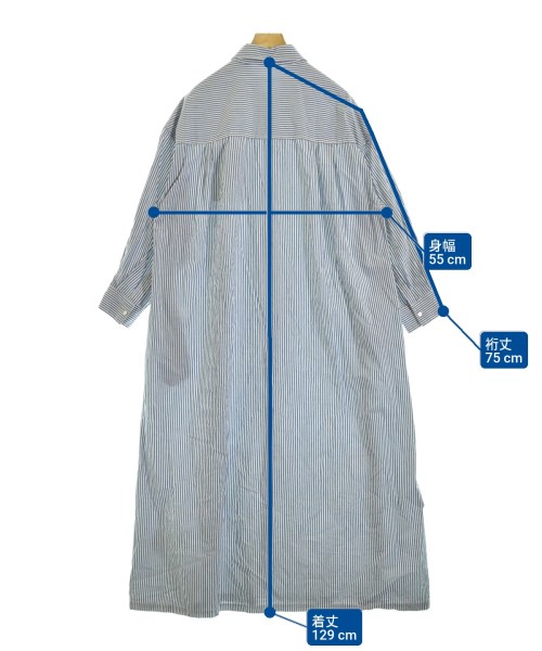 SHENERY（シーナリー）シャツワンピース 青 サイズ:38(M位) レディース/2200653567075