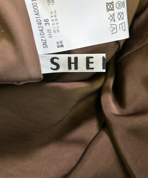 SHENERY（シーナリー）ロング・マキシ丈スカート 茶 サイズ:36(S位) レディース/2200654887103