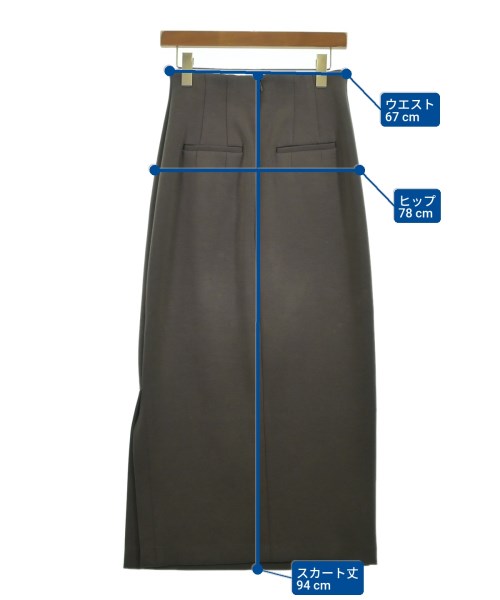 SHENERY（シーナリー）ロング・マキシ丈スカート グレー サイズ:38(M位) レディース/2200657375041