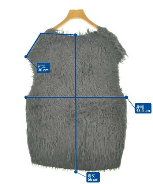 SHENERY（シーナリー）ベスト グレー サイズ:F レディース/2200636853102