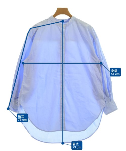 SHENERY（シーナリー）カジュアルシャツ 青 サイズ:F レディース/2200654093085