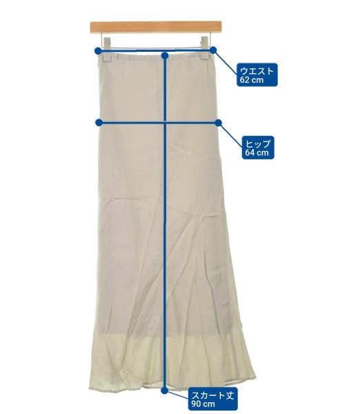 SHENERY（シーナリー）ロング・マキシ丈スカート ベージュ サイズ:36(S位) レディース/2200654093153