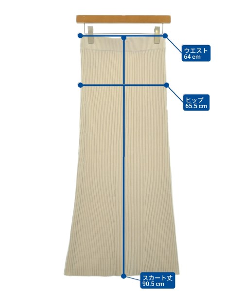 SHENERY（シーナリー）ロング・マキシ丈スカート 白 サイズ:F レディース/2200654093160