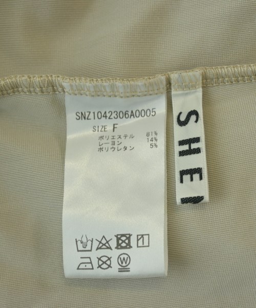 SHENERY（シーナリー）Tシャツ・カットソー ベージュ サイズ:F レディース/2200680996084