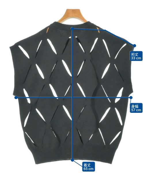 HERENCIA（ヘレンチア）ベスト 黒 サイズ:F レディース/2200622965031