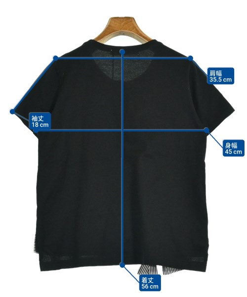 HERENCIA（ヘレンチア）Tシャツ・カットソー 黒 サイズ:38(M位) レディース/2200586038093