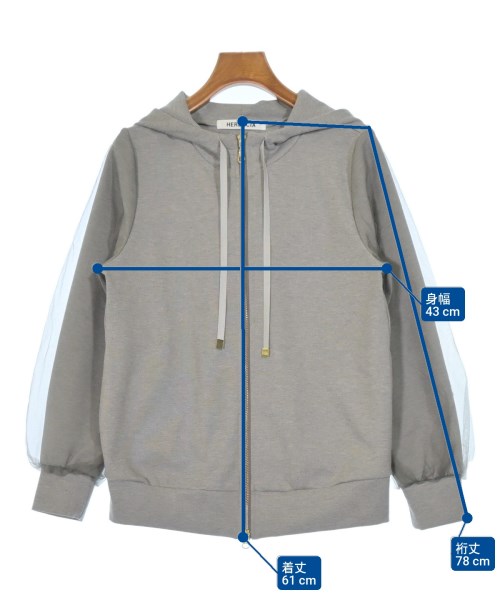 HERENCIA（ヘレンチア）パーカー グレー サイズ:38(M位) レディース/2200670345151