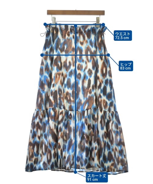 HERENCIA（ヘレンチア）ロング・マキシ丈スカート 白 サイズ:F レディース/2200679074236