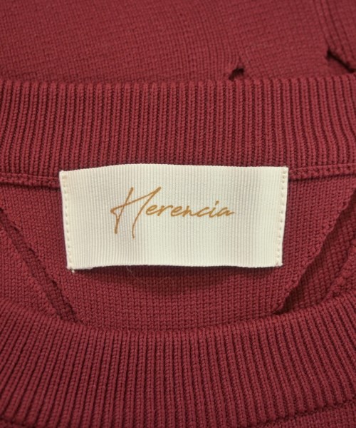 HERENCIA（ヘレンチア）ニット・セーター 赤 サイズ:F レディース/2200643785168