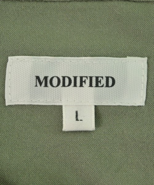 Modified（モディファイド）カジュアルシャツ カーキ サイズ:L メンズ/2200621431070