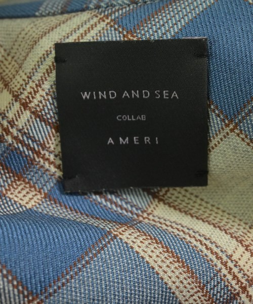 AMERI（アメリ）カジュアルシャツ 青 サイズ:S レディース/2200637753111