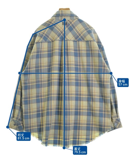 AMERI（アメリ）カジュアルシャツ 青 サイズ:S レディース/2200637753111