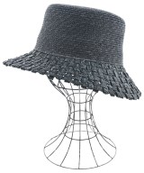 AMERI（アメリ）ストローハット 黒 サイズ:- レディース/2200613586214