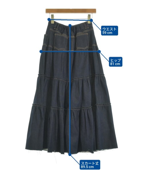 AMERI（アメリ）ロング・マキシ丈スカート 青 サイズ:M レディース/2200624817093