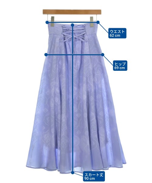 AMERI（アメリ）ロング・マキシ丈スカート 紫 サイズ:S レディース/2200616860106