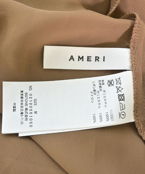 AMERI（アメリ）ワンピース 茶 サイズ:M レディース/2200608976136