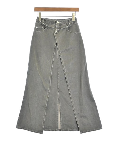 AMERI(アメリ)ロング・マキシ丈スカート グレー サイズ:24(S位)/2200669131079