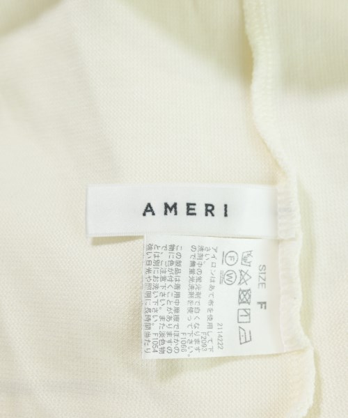 AMERI（アメリ）Tシャツ・カットソー 白 サイズ:F レディース/2200695408053
