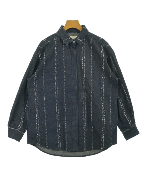 AMERI(アメリ)ブラウス 紺 サイズ:S/2200658021039