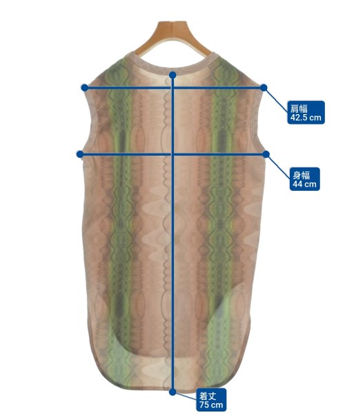 AMERI（アメリ）ノースリーブ ベージュ サイズ:F レディース/2200658738111