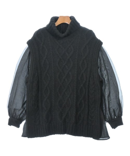 AMERI(アメリ)ニット・セーター 黒 サイズ:F/2200662151050