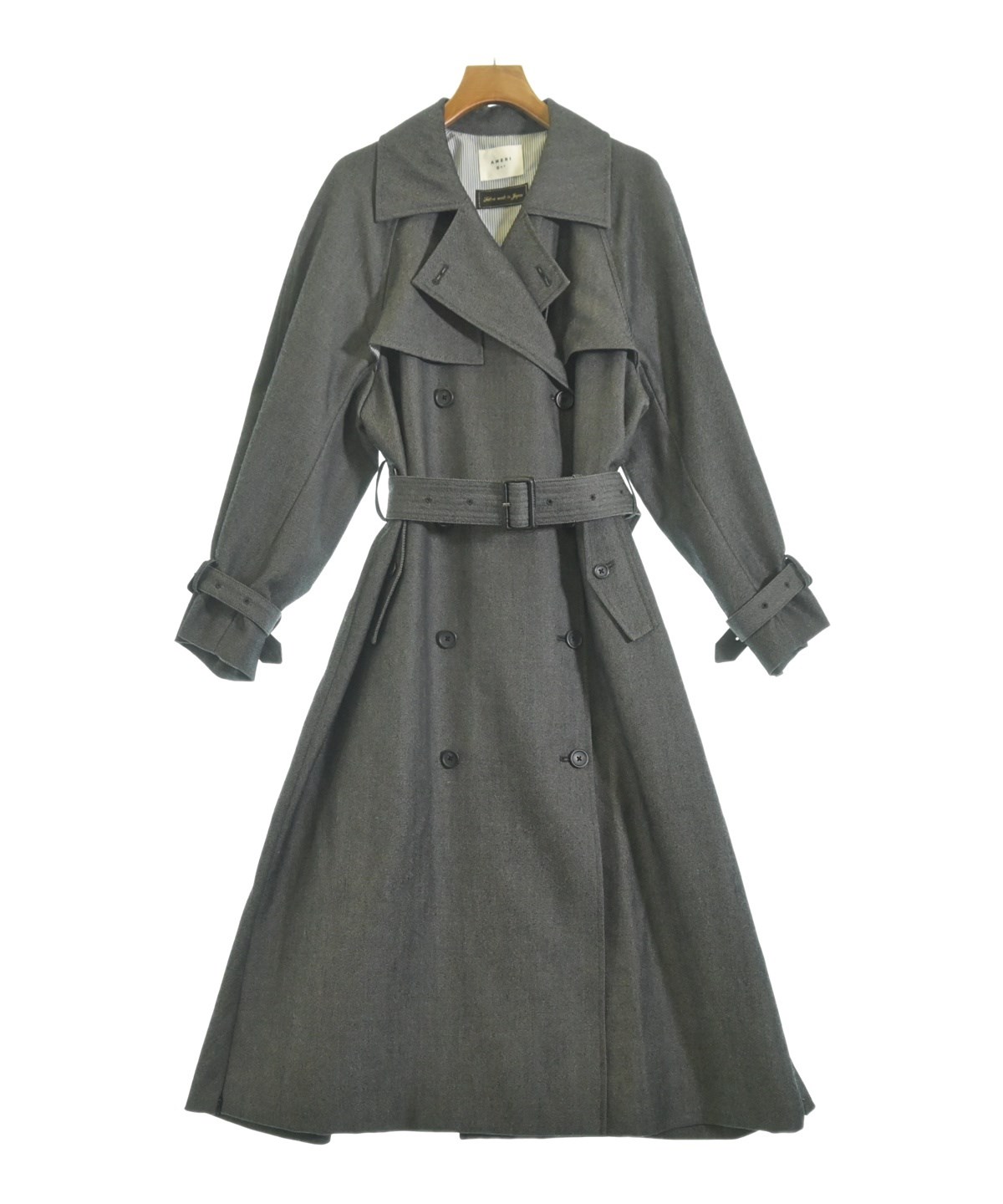 AMERI（アメリ）トレンチコート グレー サイズ:S レディース