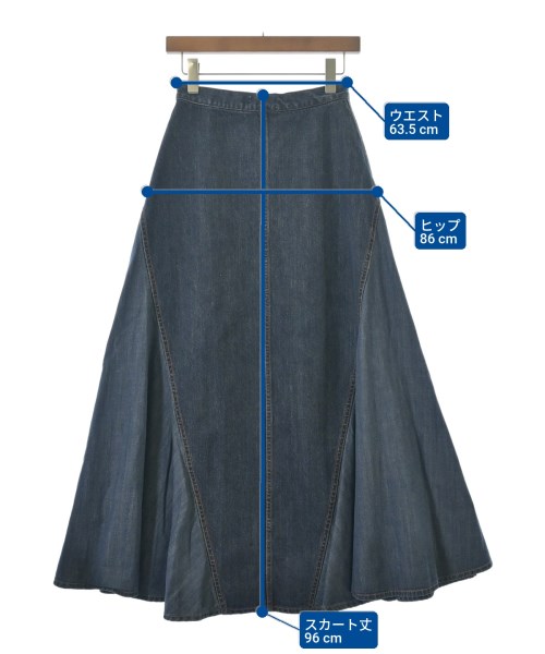 AMERI（アメリ）ロング・マキシ丈スカート 紺 サイズ:M レディース/2200658010101