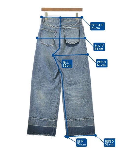 AMERI（アメリ）デニムパンツ 青 サイズ:26(M位) レディース/2200668821131