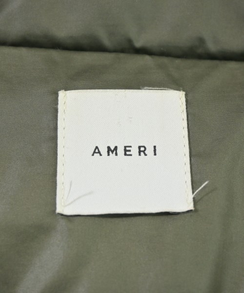 AMERI（アメリ）ダウンジャケット/ダウンベスト カーキ サイズ:F レディース/2200685153093