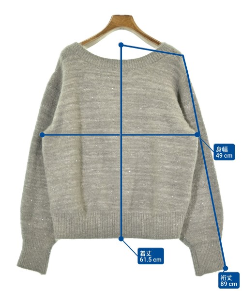 jena（ジェナ）ニット・セーター グレー サイズ:F レディース/2200674764125