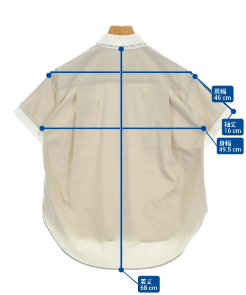 blancvert（ブランベール）カジュアルシャツ ベージュ サイズ:36(S位) レディース/2200639191027