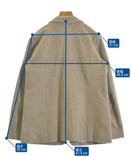 blancvert（ブランベール）テーラードジャケット ベージュ サイズ:36(S位) レディース/2200667799011