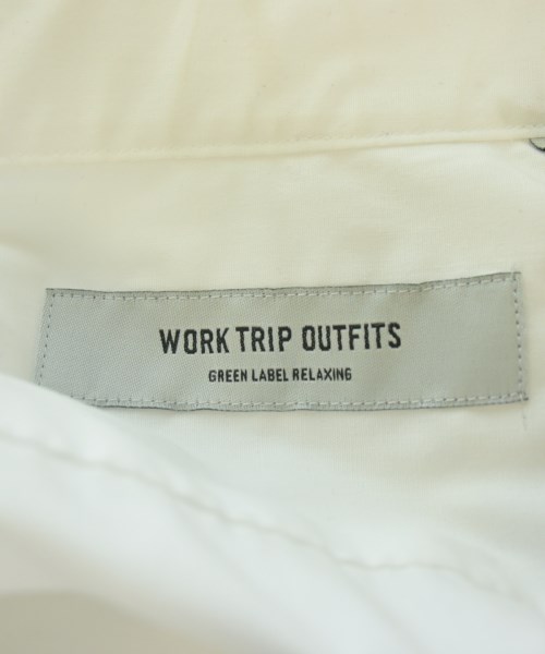 WORK TRIP OUTFITS GREENLABELRELAXING（ワークトリップアウトフィッツグリーンレーベルリラクシング）ドレスシャツ 白 サイズ:38(S位) メンズ/2200625945023