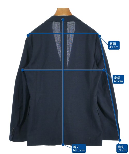 WORK TRIP OUTFITS GREENLABELRELAXING（ワークトリップアウトフィッツグリーンレーベルリラクシング）カジュアルジャケット 紺 サイズ:S レディース/2200628364012