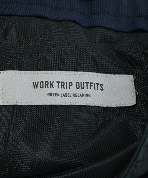 WORK TRIP OUTFITS GREENLABELRELAXING（ワークトリップアウトフィッツグリーンレーベルリラクシング）スラックス 紺 サイズ:S レディース/2200628364029