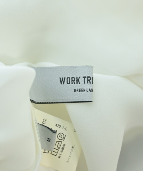 WORK TRIP OUTFITS GREENLABELRELAXING（ワークトリップアウトフィッツグリーンレーベルリラクシング）ブラウス 白 サイズ:M レディース/2200617155096