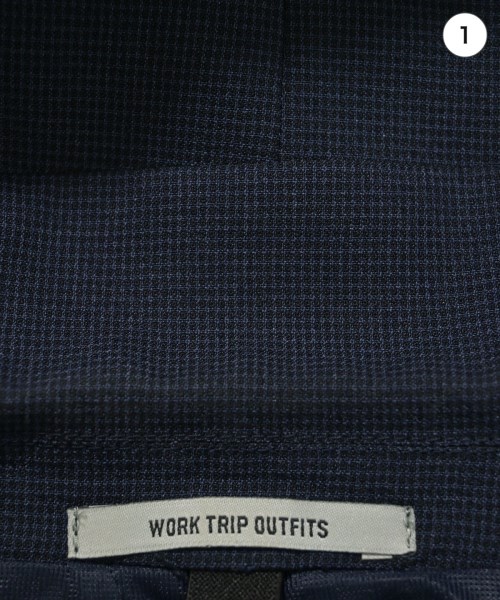 WORK TRIP OUTFITS GREENLABELRELAXING（ワークトリップアウトフィッツグリーンレーベルリラクシング）テーラードジャケット 紺 サイズ:M メンズ/2200678782040