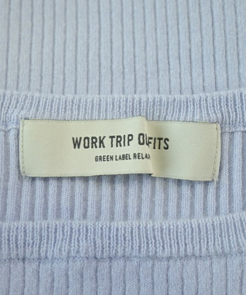WORK TRIP OUTFITS GREENLABELRELAXING（ワークトリップアウトフィッツグリーンレーベルリラクシング）ニット・セーター 青 サイズ:-(XS位) レディース/2200695683115