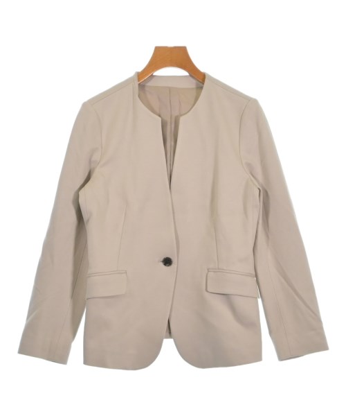 WORK TRIP OUTFITS GREENLABELRELAXING(ワークトリップアウトフィッツグリーンレーベルリラクシング)ノーカラージャケット ベージュ サイズ:M/2200658511028