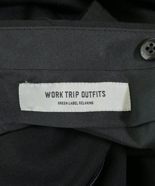WORK TRIP OUTFITS GREENLABELRELAXING（ワークトリップアウトフィッツグリーンレーベルリラクシング）スラックス 黒 サイズ:L メンズ/2200650259041