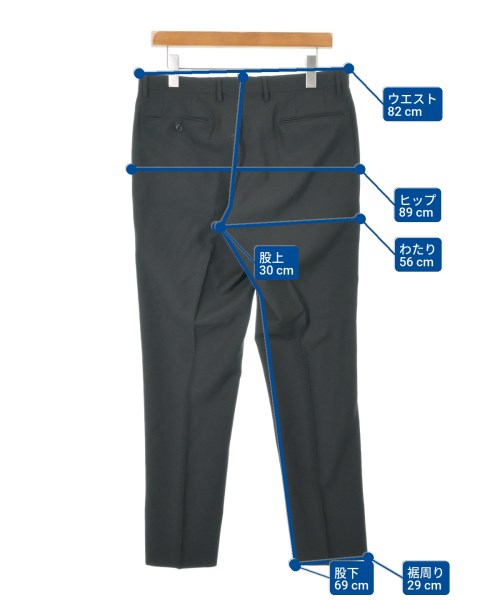 WORK TRIP OUTFITS GREENLABELRELAXING（ワークトリップアウトフィッツグリーンレーベルリラクシング）スラックス 黒 サイズ:L メンズ/2200650259041