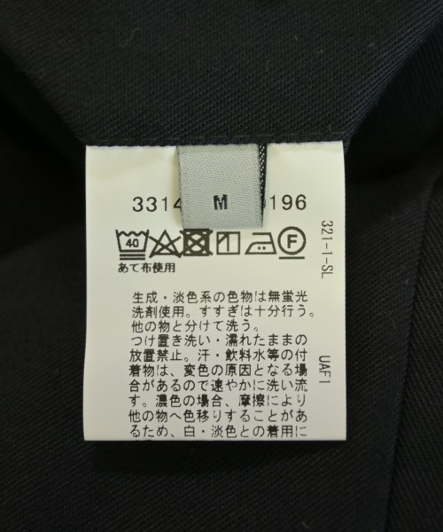 WORK TRIP OUTFITS GREENLABELRELAXING（ワークトリップアウトフィッツグリーンレーベルリラクシング）スラックス 黒 サイズ:M メンズ/2200727441058