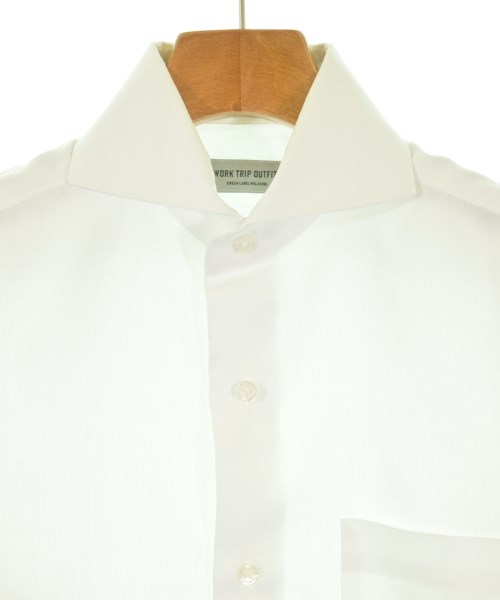 WORK TRIP OUTFITS GREENLABELRELAXING（ワークトリップアウトフィッツグリーンレーベルリラクシング）ドレスシャツ 白 サイズ:36(XS位) メンズ/2200724909056