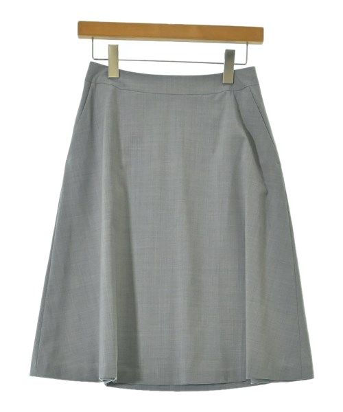 WORK TRIP OUTFITS GREENLABELRELAXING(ワークトリップアウトフィッツグリーンレーベルリラクシング)ひざ丈スカート グレー サイズ:M/2200688426026