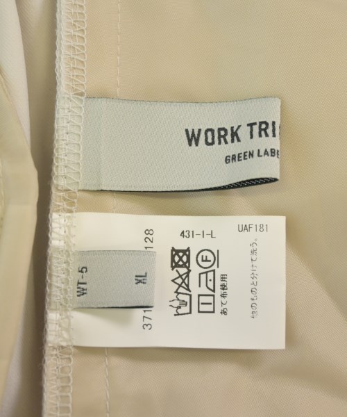 WORK TRIP OUTFITS GREENLABELRELAXING（ワークトリップアウトフィッツグリーンレーベルリラクシング）スラックス 白 サイズ:XL レディース/2200686960072