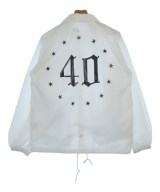 BLACK SCALE（ブラックスケール）ブルゾン 白 サイズ:M メンズ/2200703675163